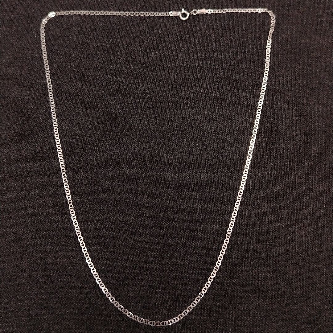 CADENA TEJIDO GUCHI PLATA .925 55 CM 3.4 GR (NUEVO)