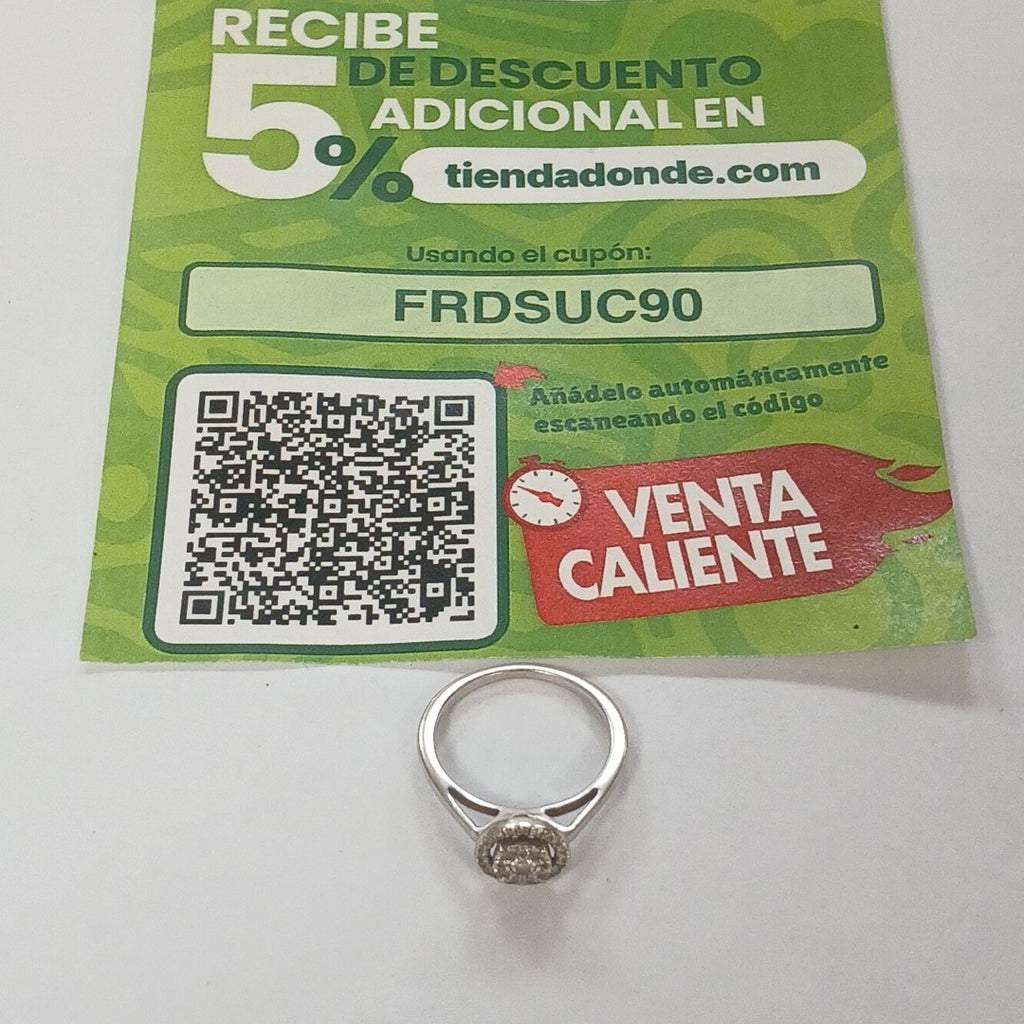 ANILLITO ORO BLANCO 14 K 2.6 GRMS (SEMINUEVO)