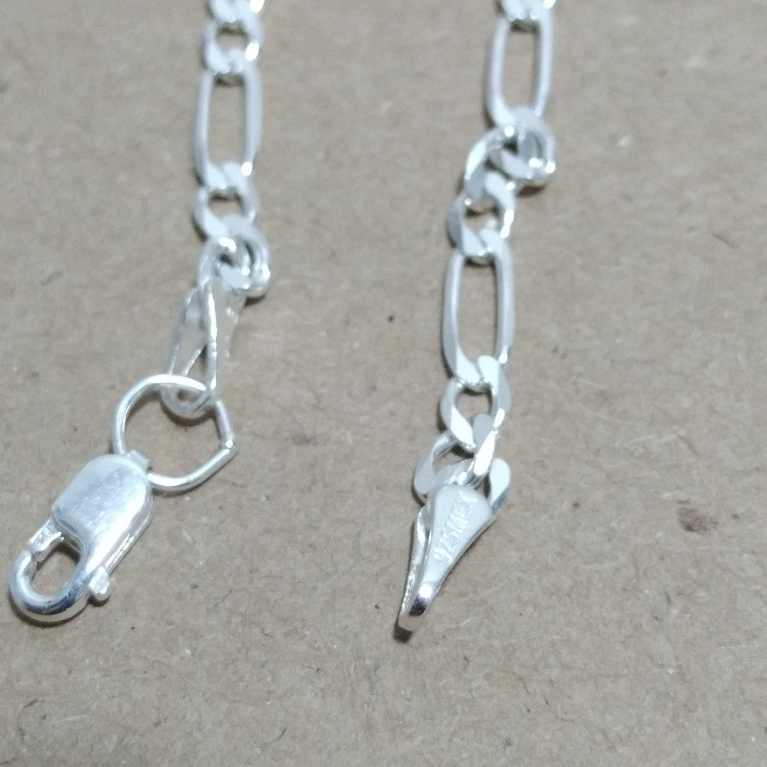 PULSERA 3X1 PLATA .925 21 CM 2.83 GR (NUEVO)