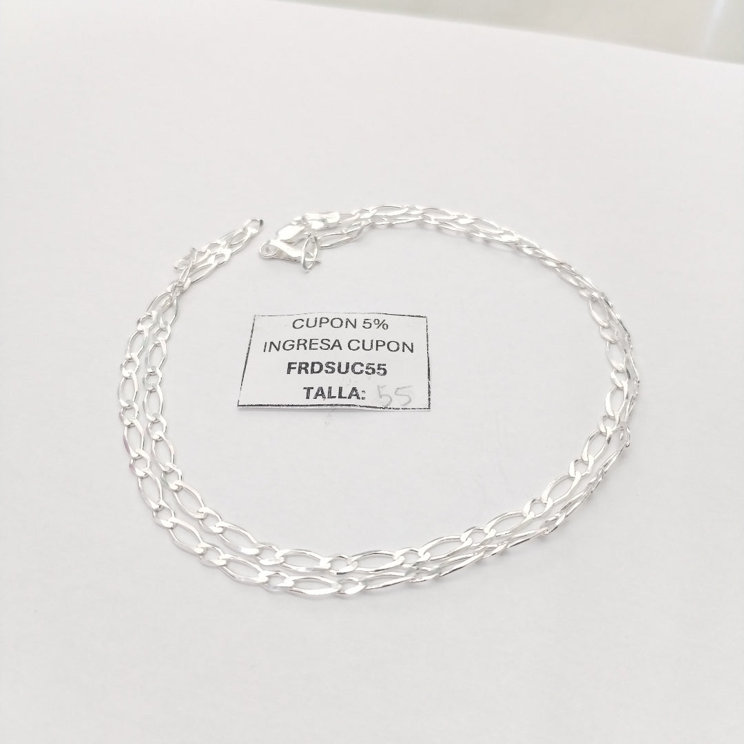 CADENA 1X1 PLATA .925 55 CM 6.72 GR (NUEVO)
