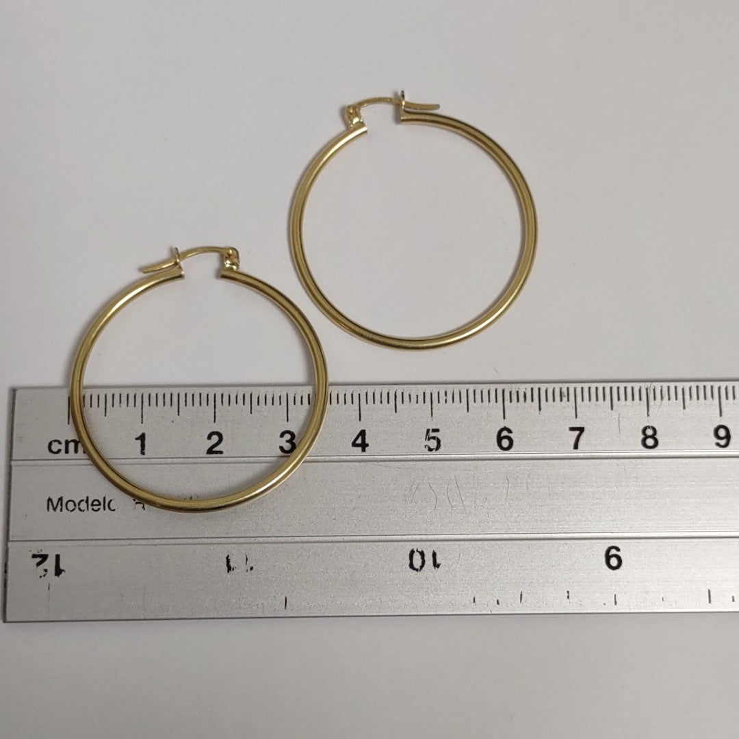 ARRACADAS PAR ORO 14 K 3.3 GRMS (SEMINUEVO)