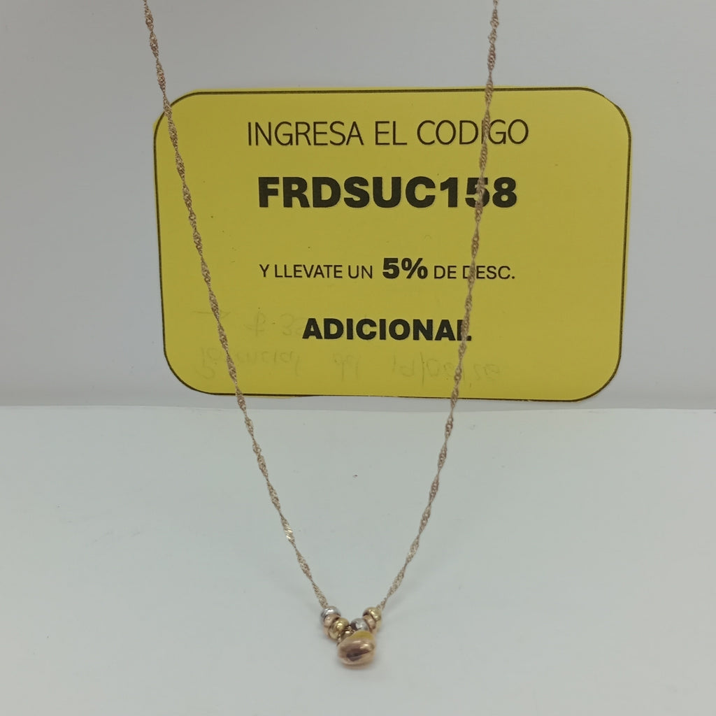 GARGANTILLA ORO 10 K 1,60 GRMS (SEMINUEVO)
