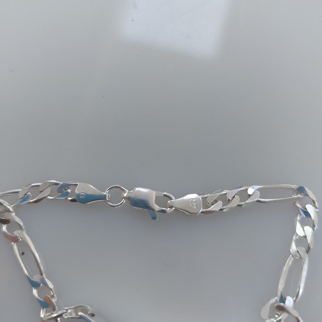 PULSERA TEJIDO ESCLAVA PLATA .925 18 CM 6.1 GR (NUEVO)