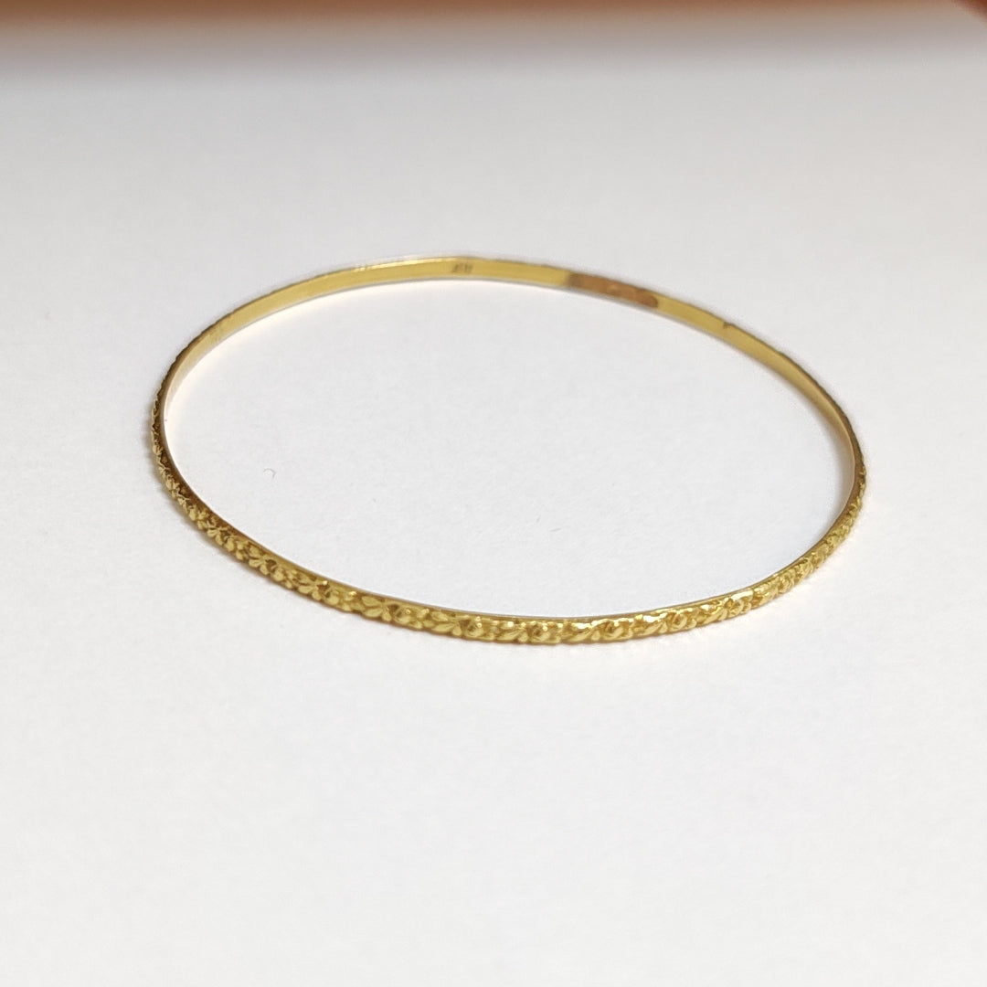 PULSERA RIGIDA ORO 18 K 7,10 GRMS (SEMINUEVO)