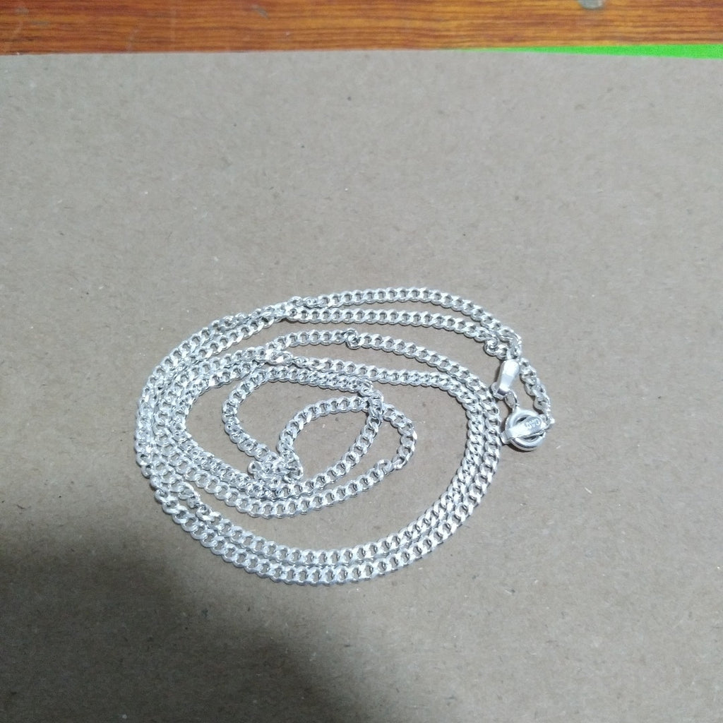 CADENA BARBADA PLATA .925 60 CM 6.63 GR (NUEVO)