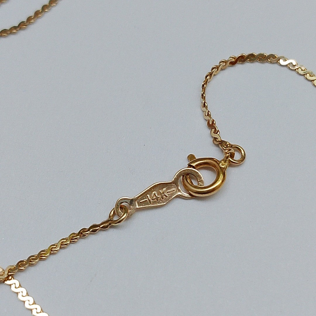 CADENA ORO 14 K 2.2 GRMS (SEMINUEVO)