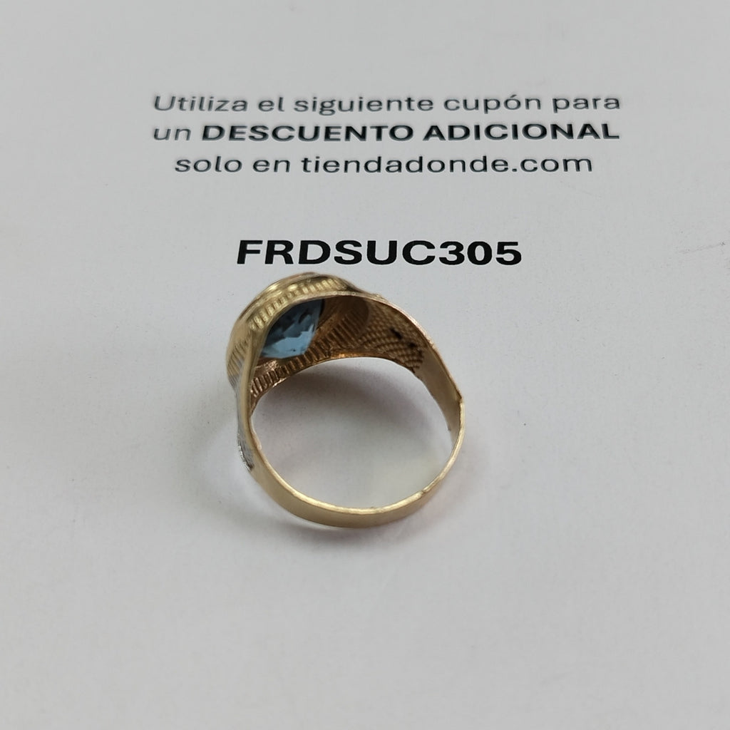 ANILLO ORO 14 K 6.2 GRMS (SEMINUEVO)