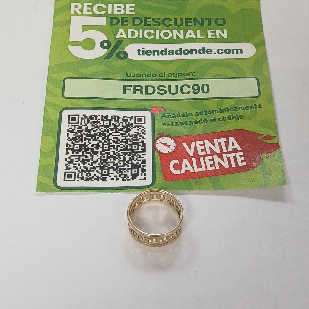 ANILLO ORO 14 K 3.1 GRMS (SEMINUEVO)