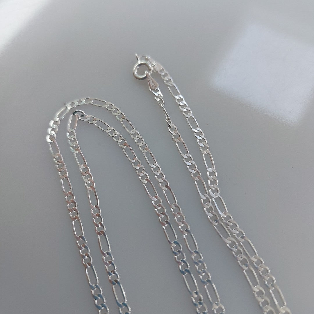 CADENA 3X1 PLATA .925 55 CM 4.42 GR (NUEVO)