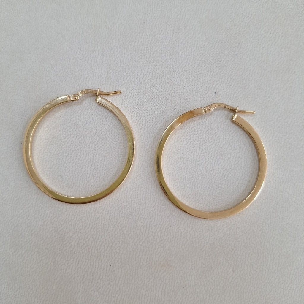 ARRACADAS PAR ORO 14 K 2.7 GRMS (SEMINUEVO)