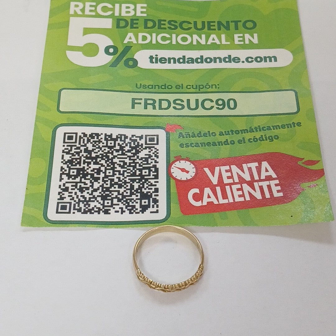 ANILLITO ORO 14 K 1.9 GRMS (SEMINUEVO)