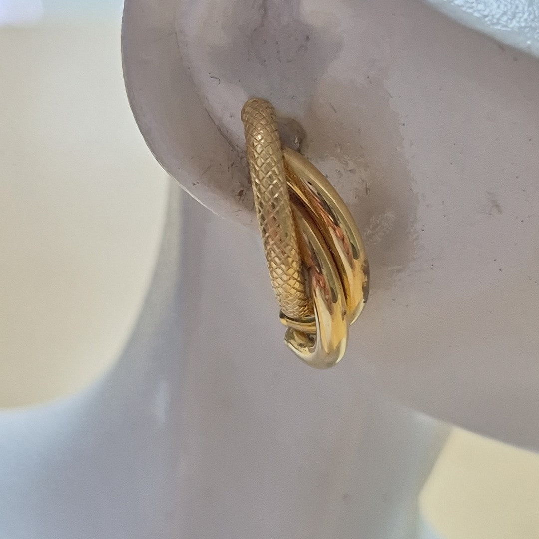 ARETES PAR ORO 14 K 1.5 GRMS (SEMINUEVO)