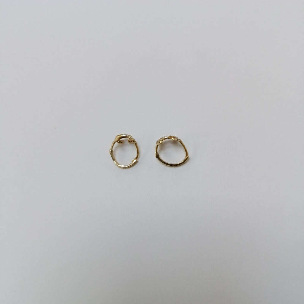 ARETES PAR ORO 14 K 1.4 GRMS (SEMINUEVO)
