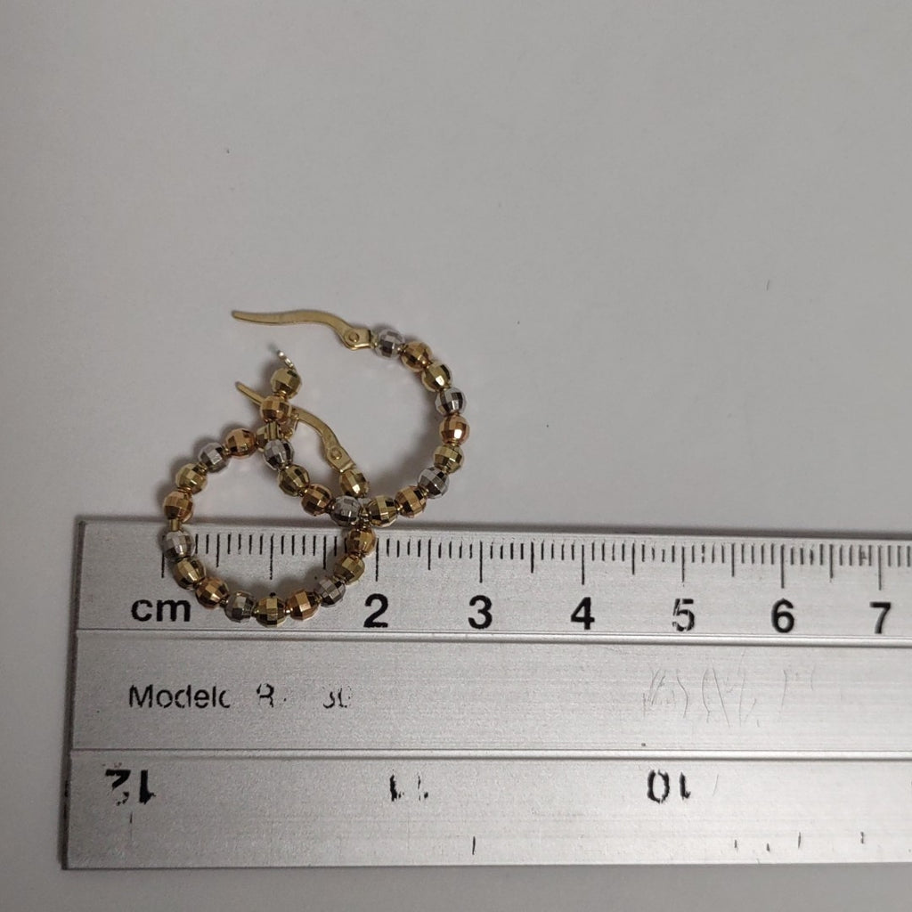 ARRACADAS PAR ORO 14 K 3.5 GRMS (SEMINUEVO)