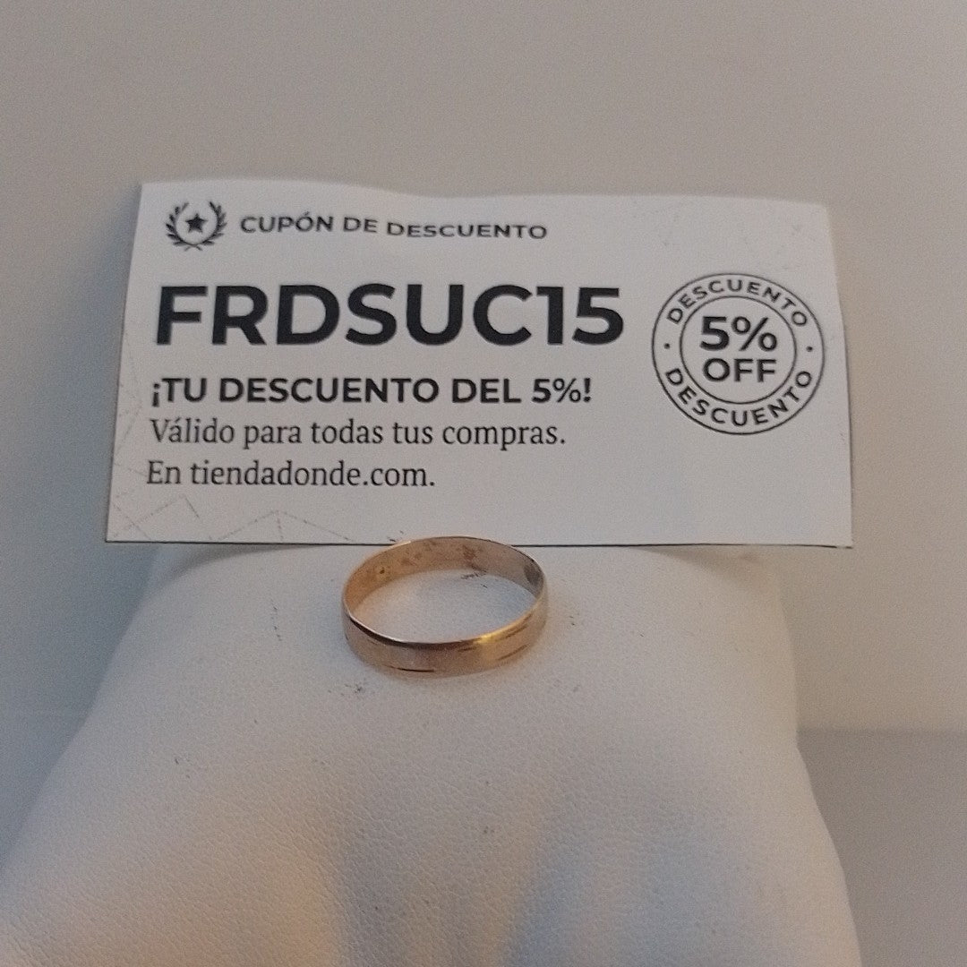 ARGOLLA ORO 10 K 1.3 GRMS (SEMINUEVO)