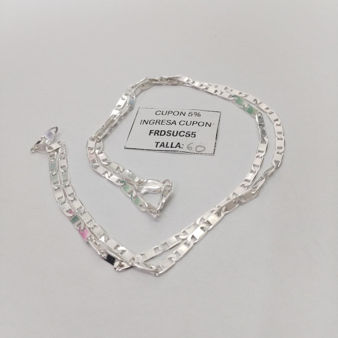 CADENA GUCHI PLATA .925 60 CM 10.73 GR (NUEVO)