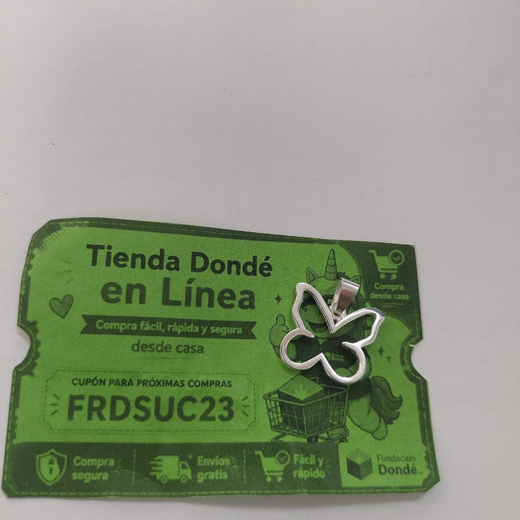 DIJE MARIPOSA PLATA .925 1.7 GR (NUEVO)