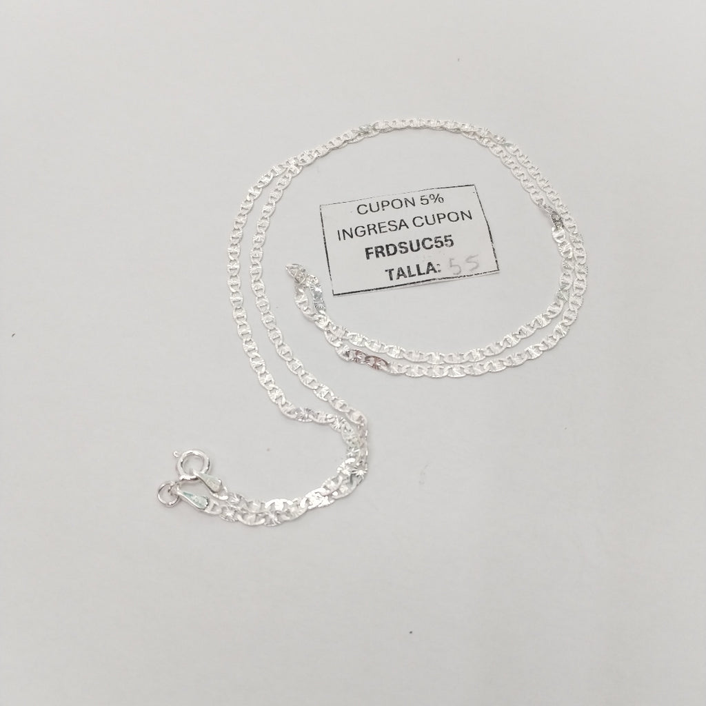 CADENA GUCHI PLATA .925 55 CM 3.82 GR (NUEVO)