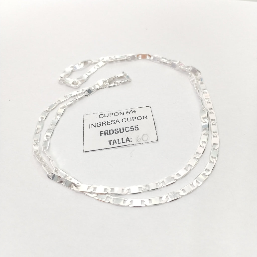 CADENA GUCHI PLATA .925 60 CM 10.63 GR (NUEVO)