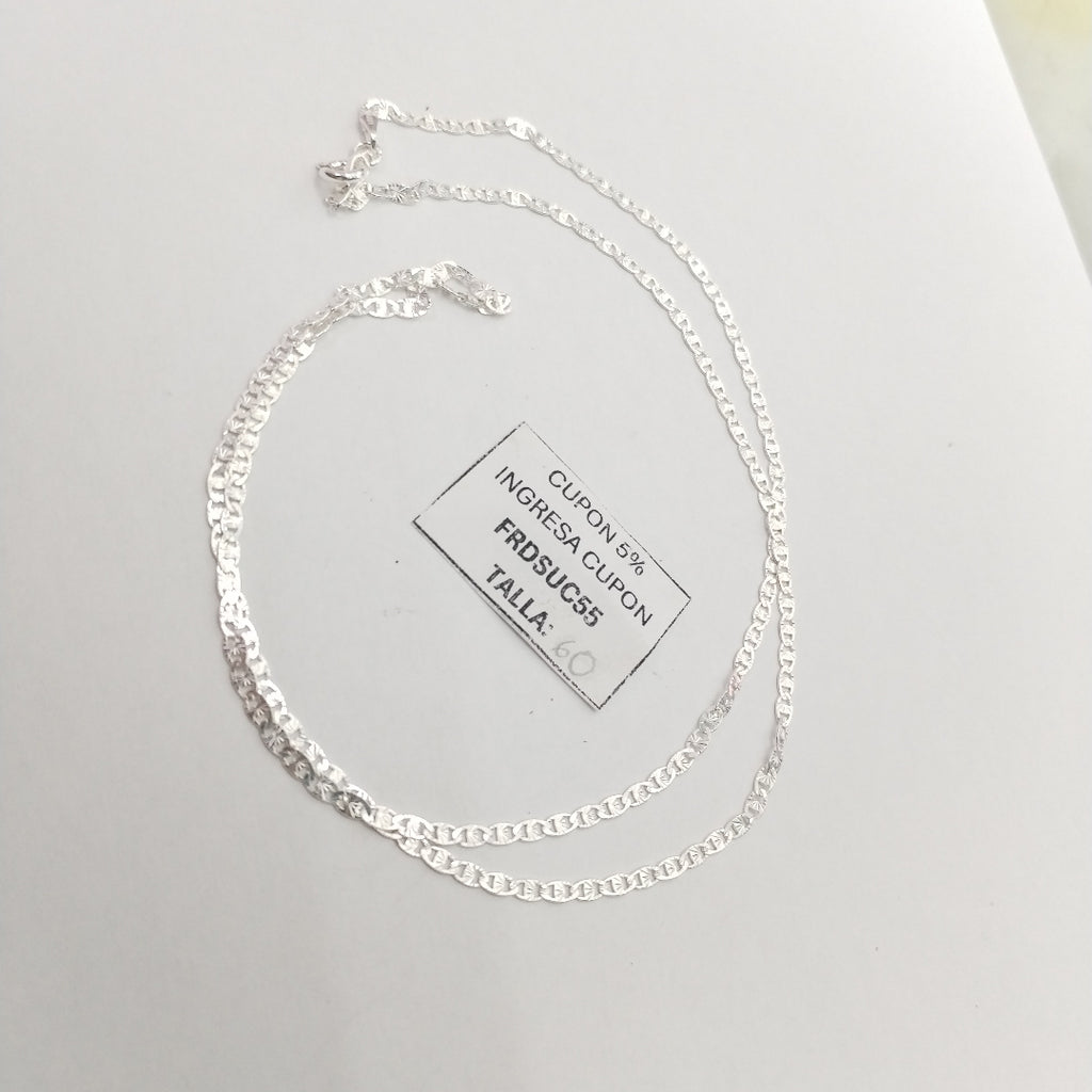 CADENA GUCHI PLATA .925 60 CM 4.12 GR (NUEVO)