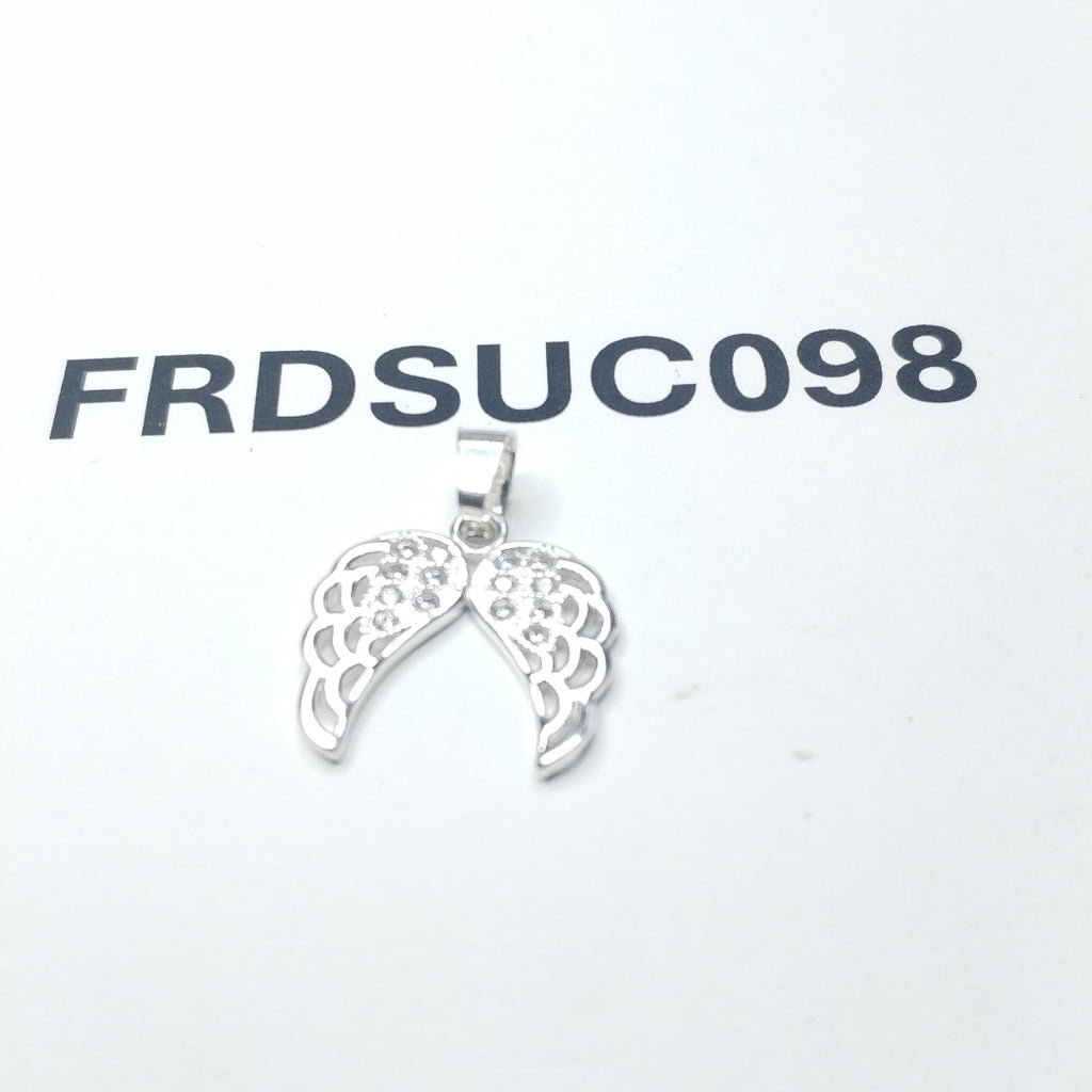 DIJE ALAS C/CIRCONIAS PLATA .925 2.3 GR (NUEVO)