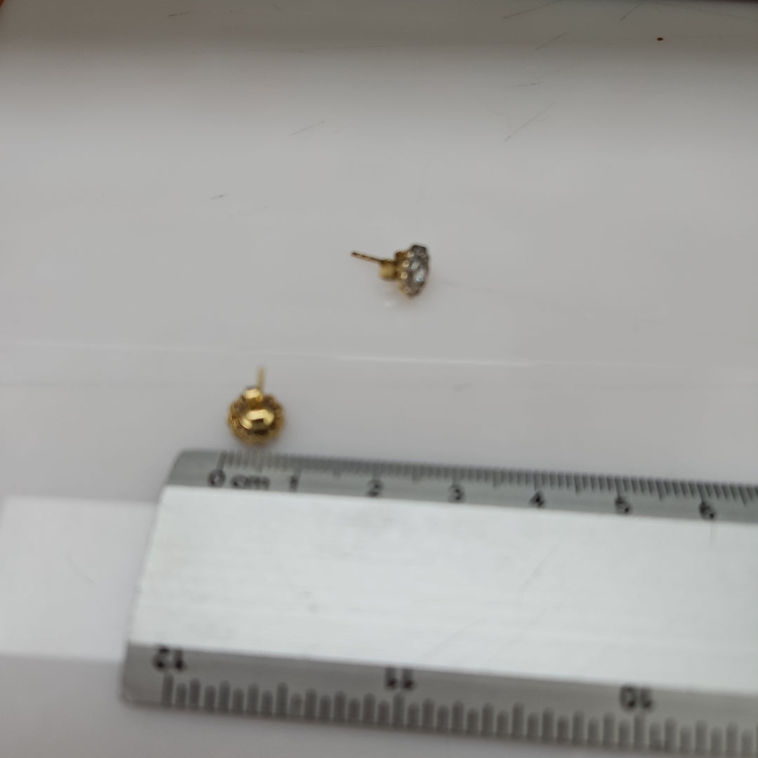 ARETES PAR ORO 14 K 1.5 GRMS (SEMINUEVO)