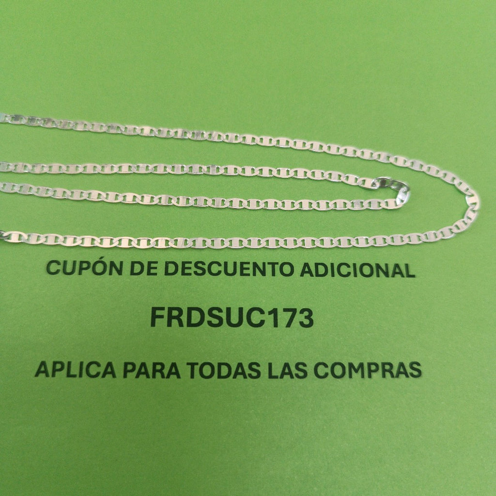 CADENA GUCHI PLATA .925 55 CM 5.32 GR (NUEVO)