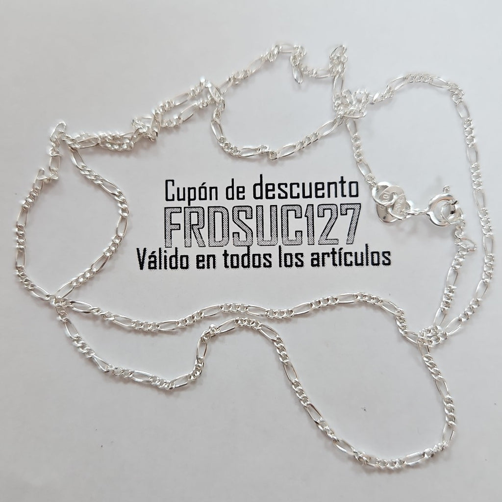 CADENA TEJIDO 3X1 PLATA .925 50 CM 2.1 GR (NUEVO)