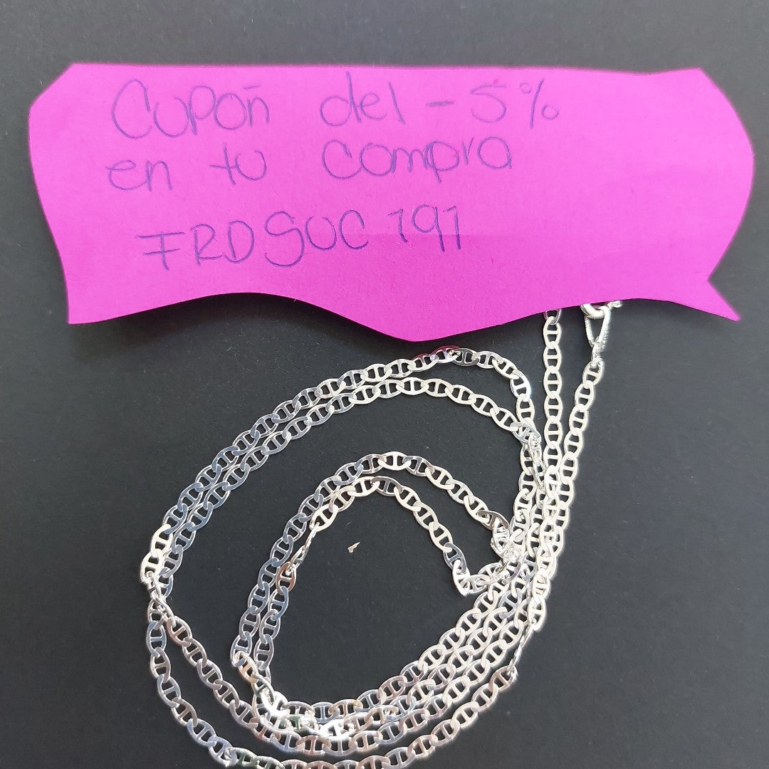 CADENA GUCHI PLATA .925 60 CM 3.63 GR (NUEVO)