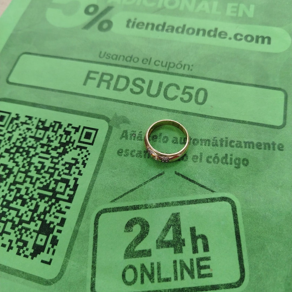 ARGOLLA ORO 14 K 4.9 GRMS (SEMINUEVO)