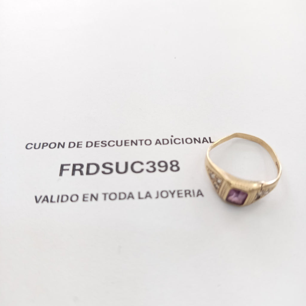 ANILLO ORO 10 K 3.1 GRMS (SEMINUEVO)