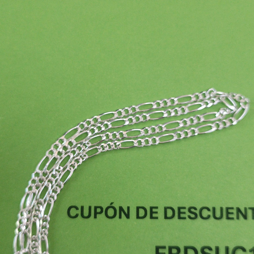 CADENA 3X1 PLATA .925 60 CM 5.22 GR (NUEVO)