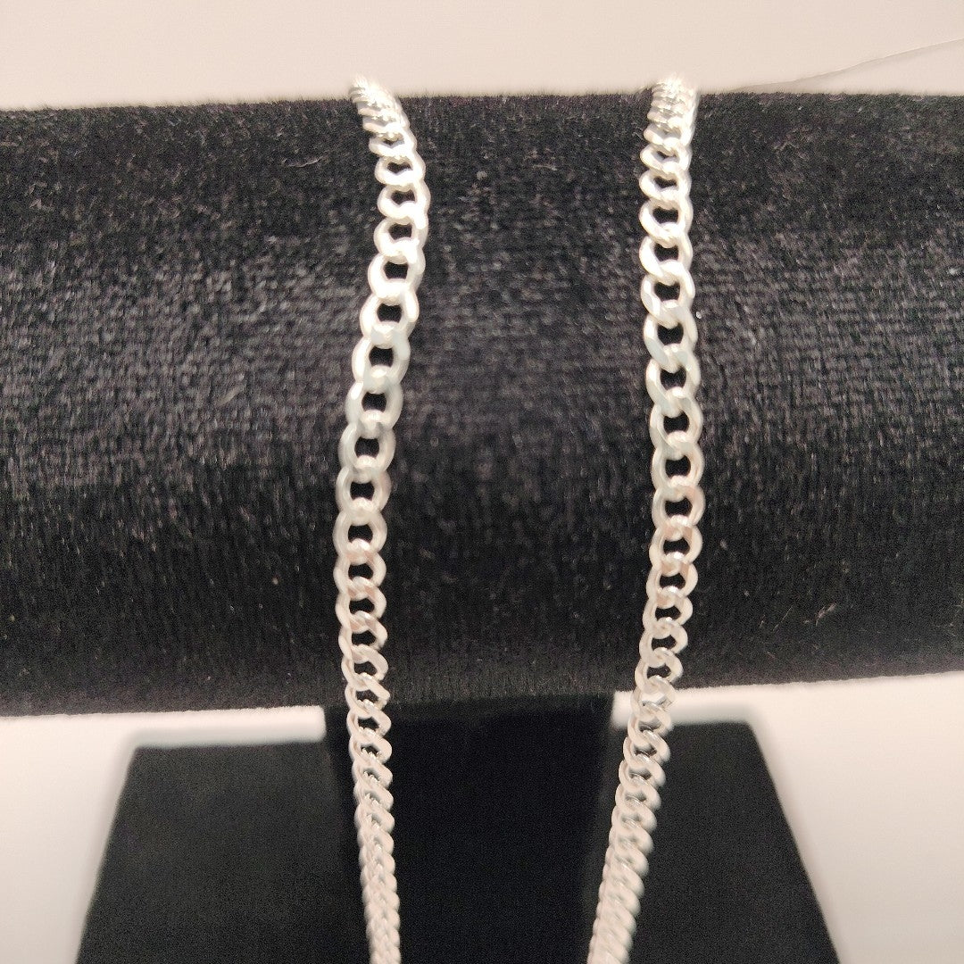 CADENA BARBADA PLATA .925 50 CM 7.92 GR (NUEVO)