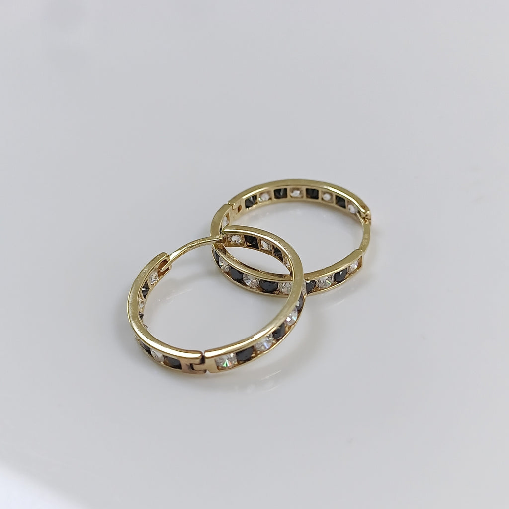 ARRACADAS PAR ORO 14 K 2,26 GRMS (SEMINUEVO)
