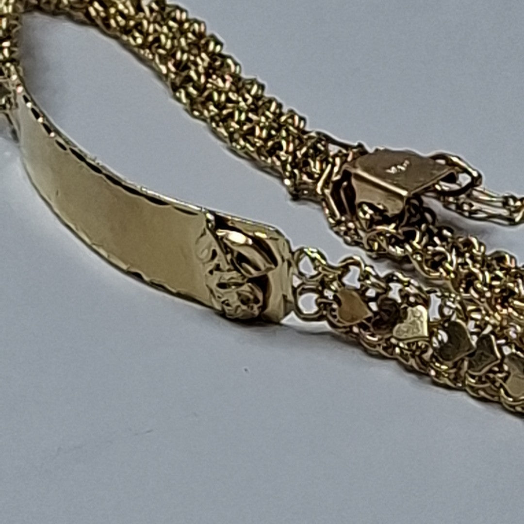 ESCLAVA ORO 14 K 9,40 GRMS (SEMINUEVO)