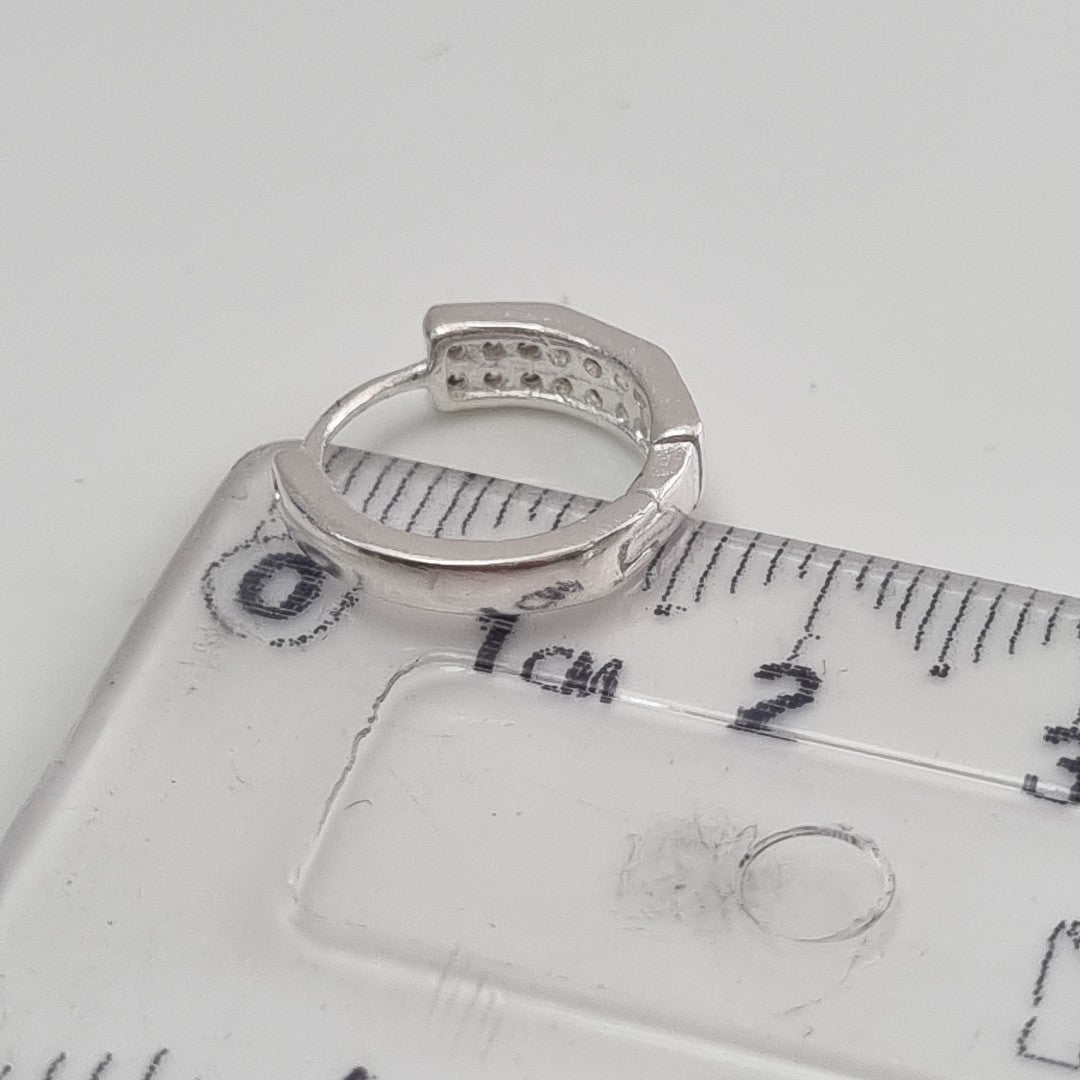 ARRACADAS C/CIRCONIAS PLATA .925 2.5 GR (NUEVO)