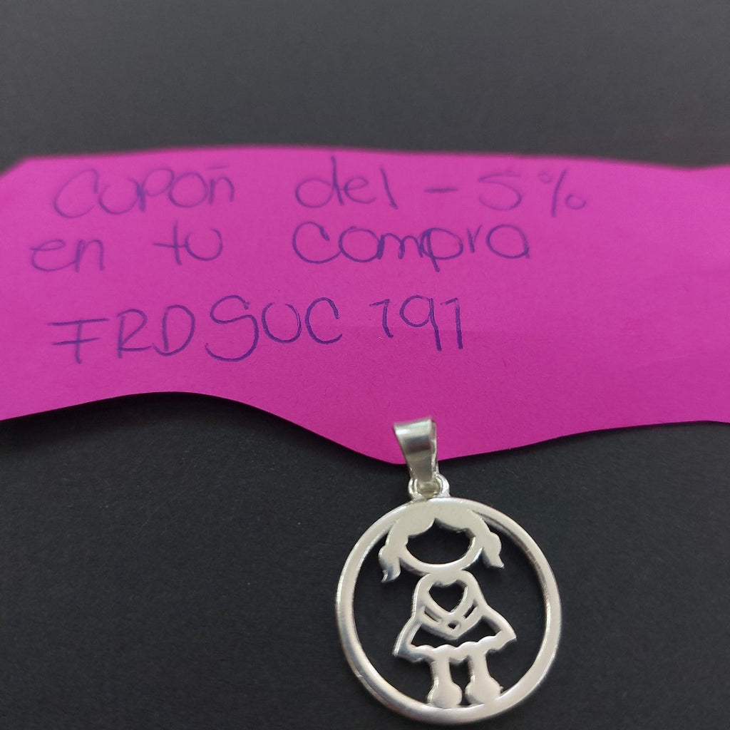 DIJE NIÑA PLATA .925 2.1 GR (NUEVO)