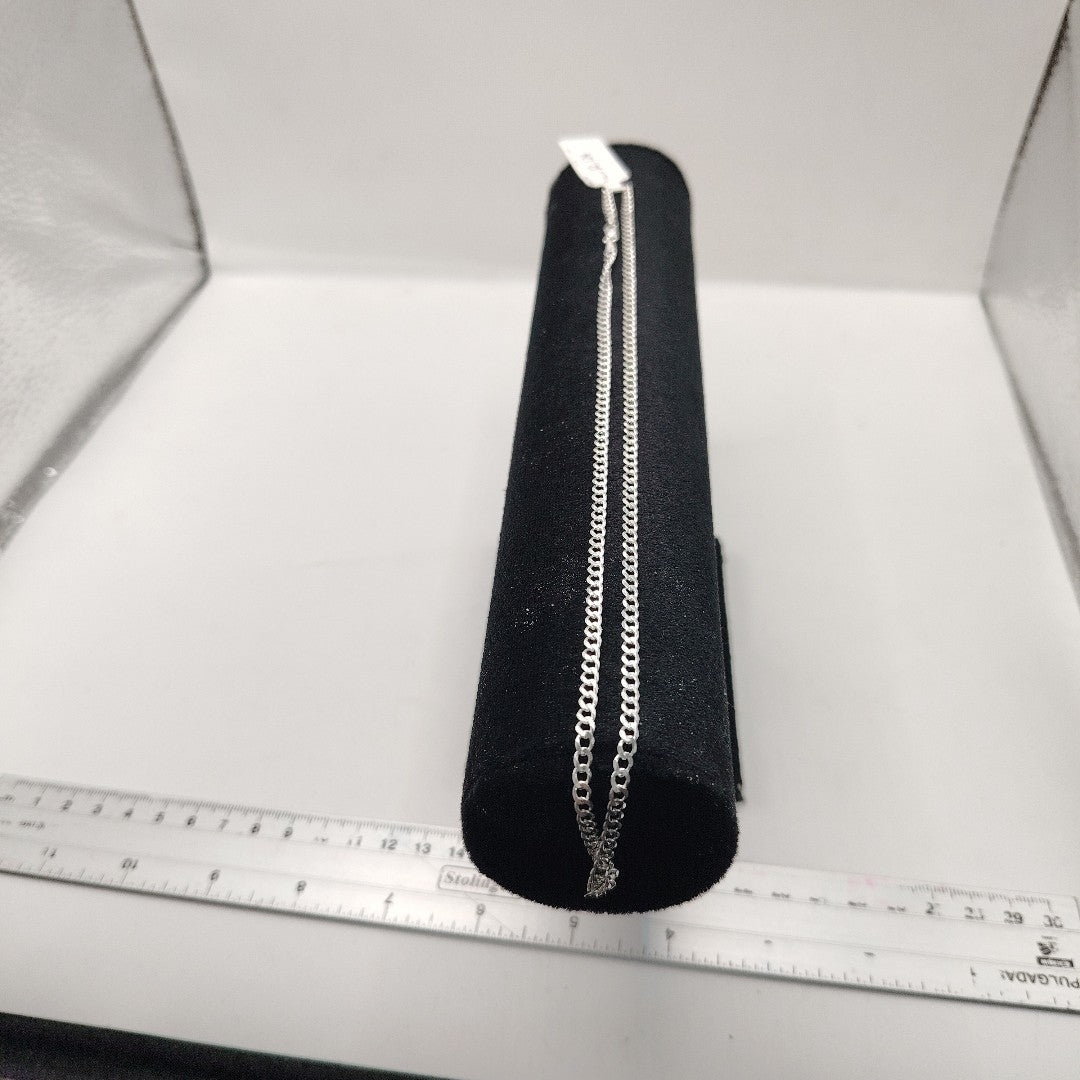 CADENA BARBADA PLATA .925 50 CM 7.92 GR (NUEVO)