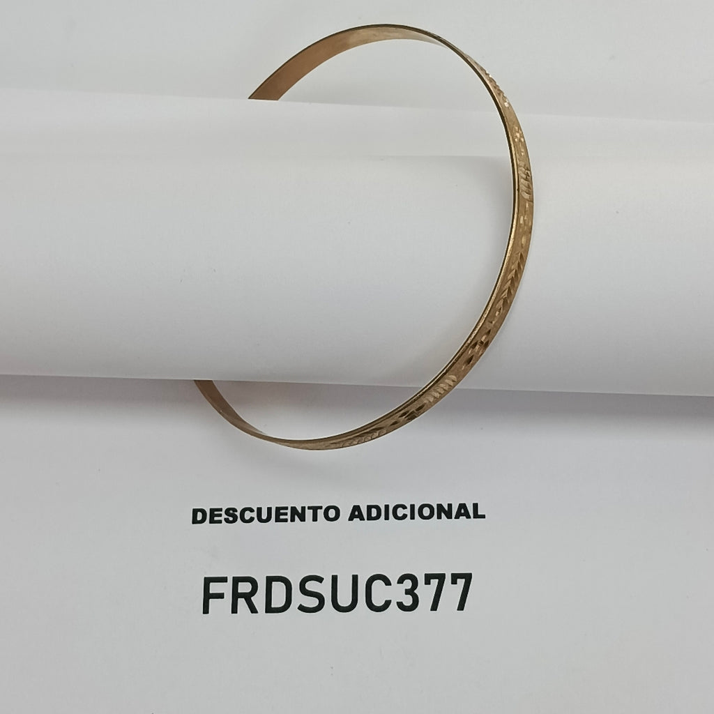 PULSERA RIGIDA ORO 10 K 9,70 GRMS (SEMINUEVO)