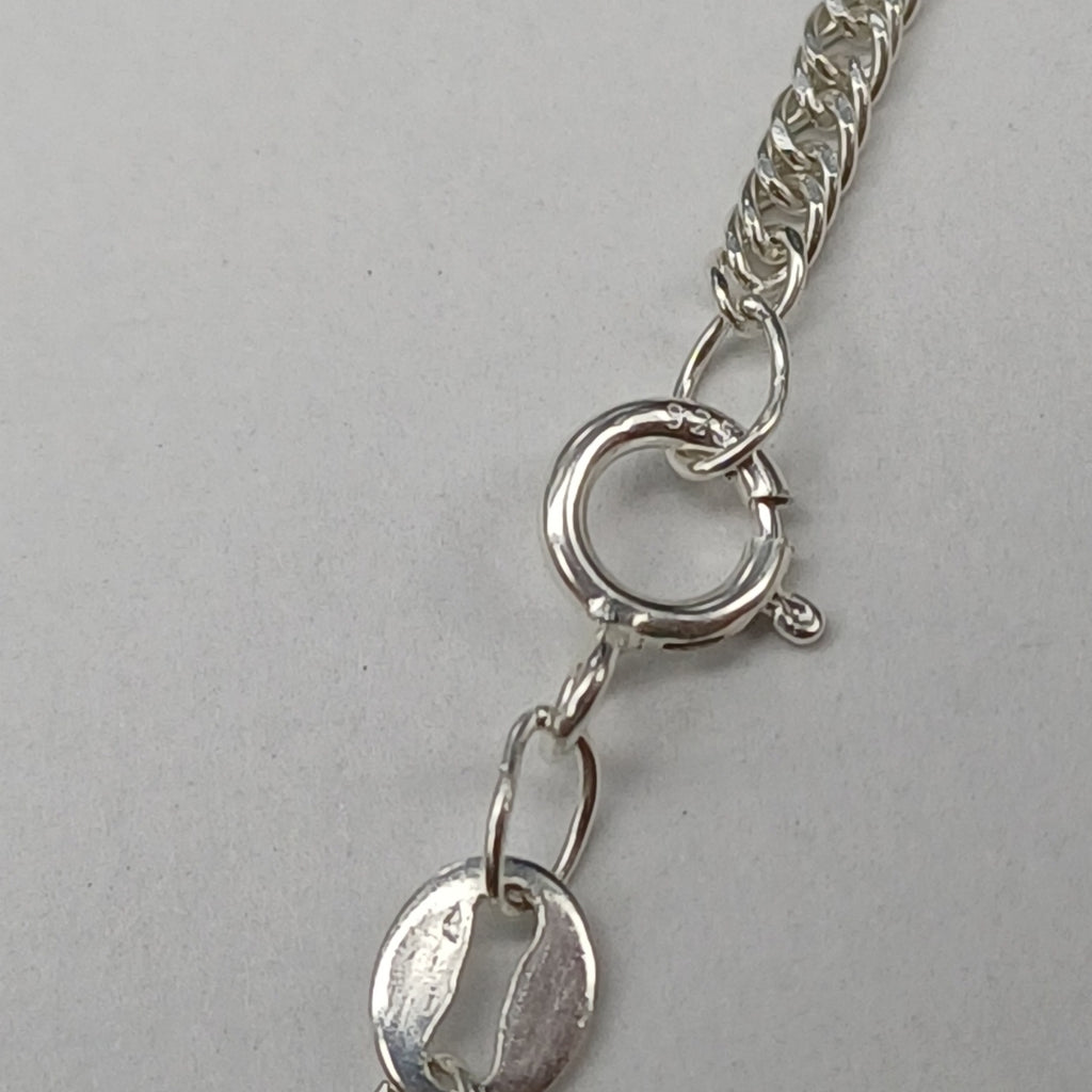 CADENA BARBADA PLATA .925 50 CM 4.12 GR (NUEVO)