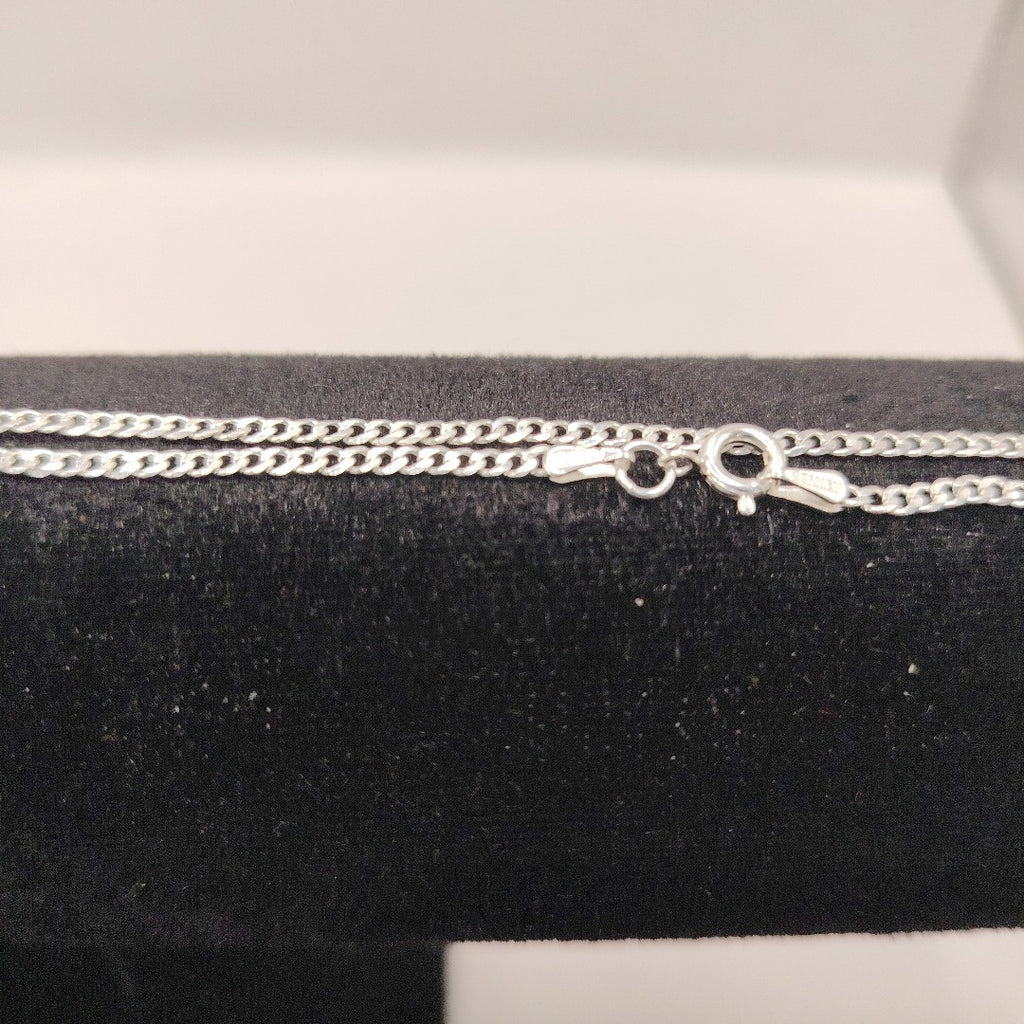 CADENA BARBADA PLATA .925 50 CM 4.72 GR (NUEVO)