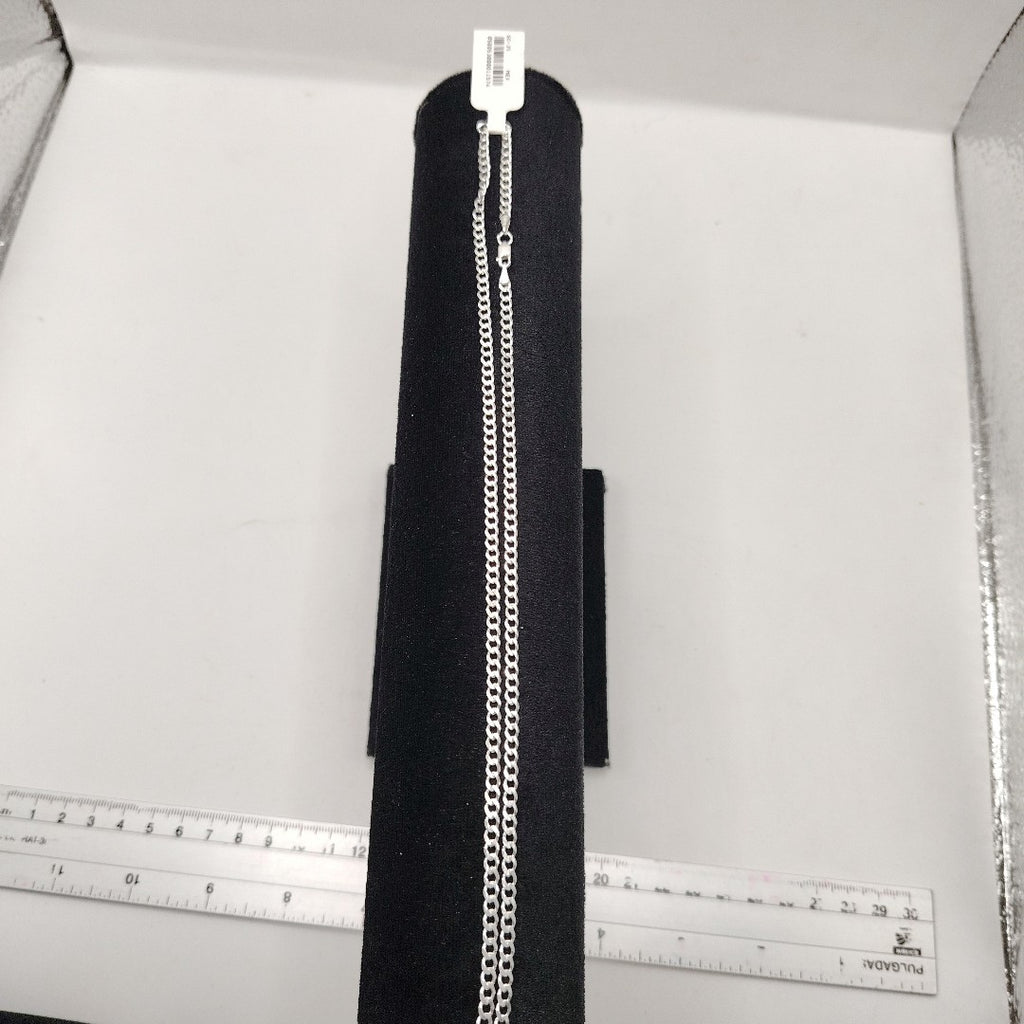 CADENA BARBADA PLATA .925 50 CM 7.92 GR (NUEVO)
