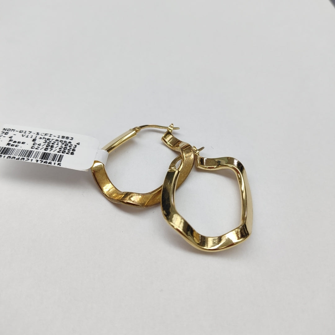ARRACADAS PAR ORO 14 K 2,30 GRMS (SEMINUEVO)