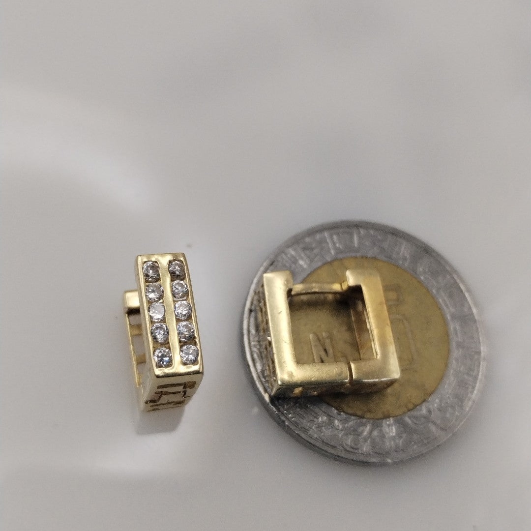 ARETES PAR ORO 14 K 3,50 GRMS (SEMINUEVO)