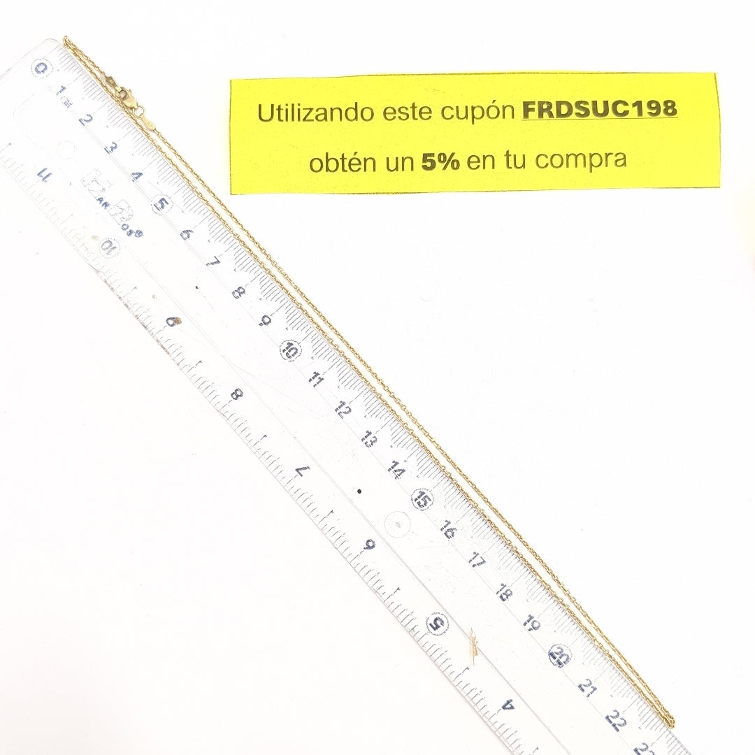 CADENA ORO 14 K 2,80 GRMS (SEMINUEVO)