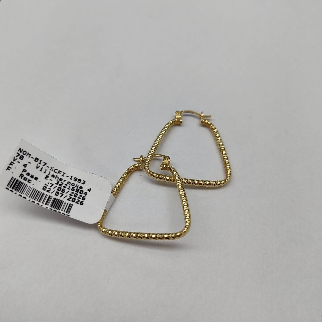 ARRACADAS PAR ORO 14 K 2,70 GRMS (SEMINUEVO)