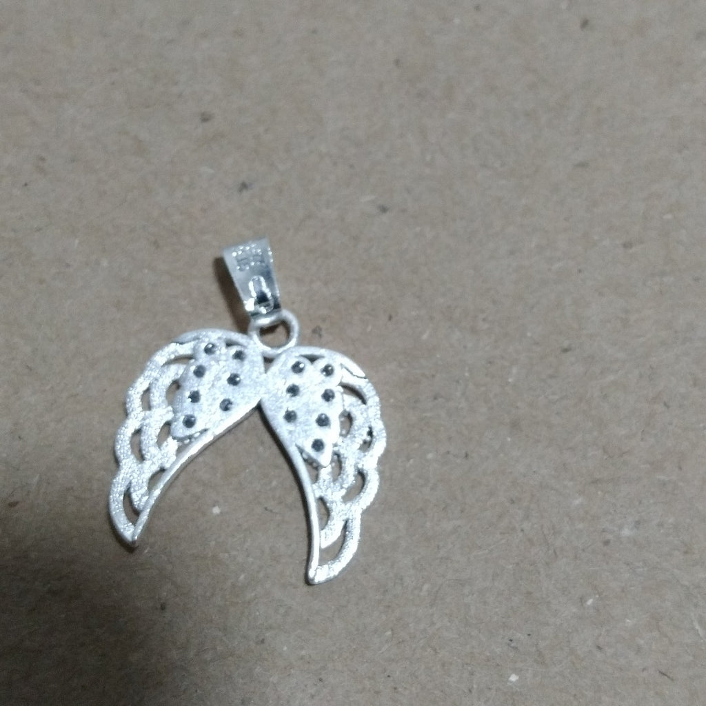 DIJE ALAS C/CIRCONIAS PLATA .925 2.3 GR (NUEVO)