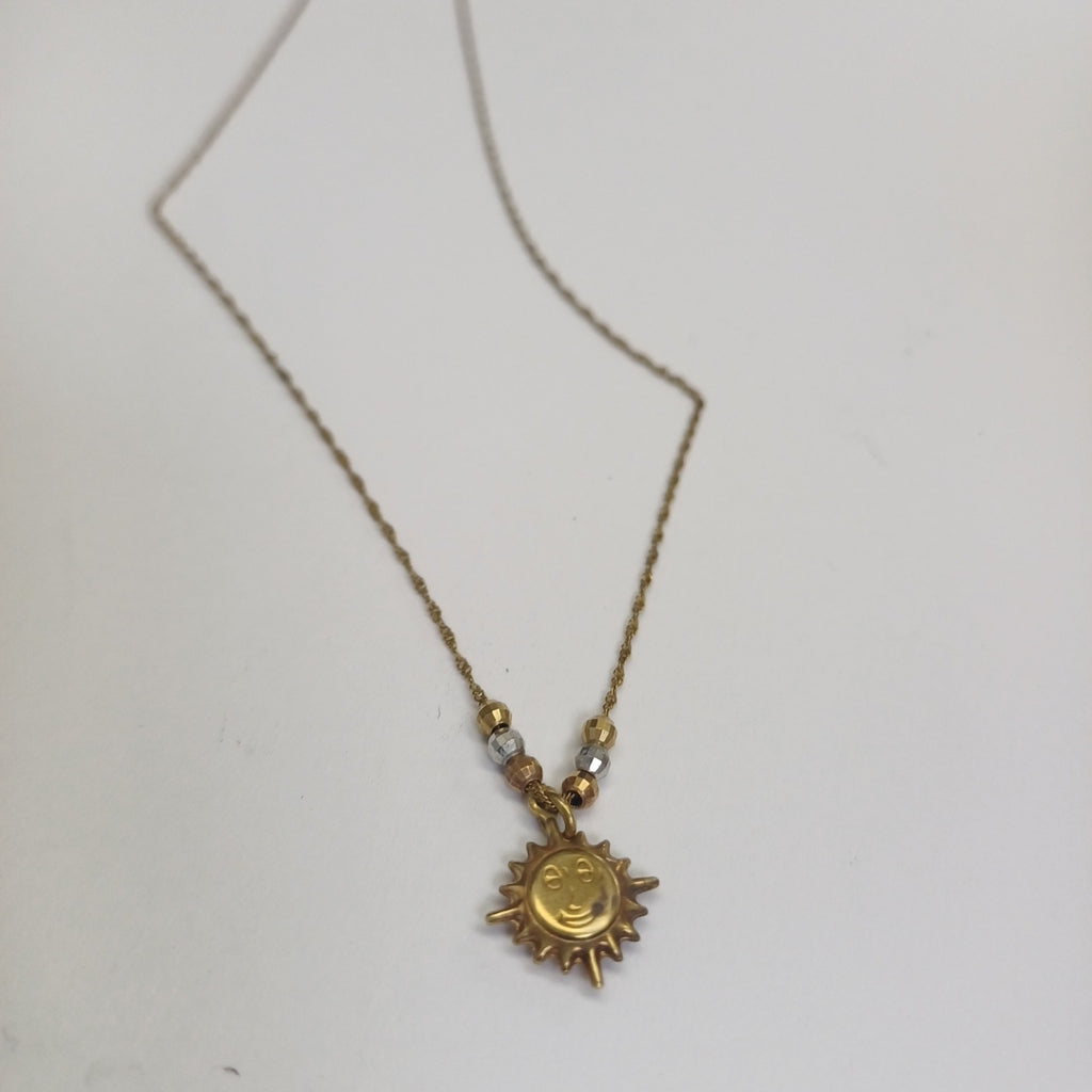 CADENA, DIJE ORO 14 K 2 GRMS (SEMINUEVO)