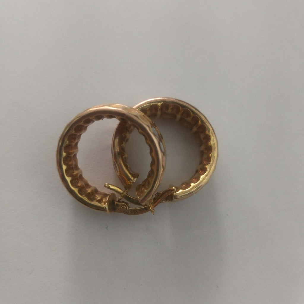 ARRACADAS PAR ORO 14 K 5.3 GRMS (SEMINUEVO)