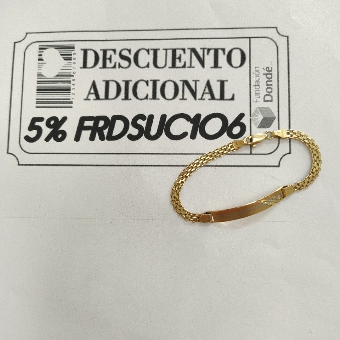 ESCLAVA ORO 14 K 4,40 GRMS (SEMINUEVO)